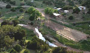 New Mexico ranch view